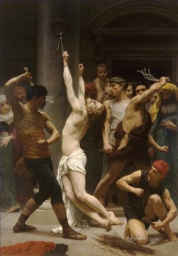 Le corps humain de la Flagellation du Christ William Adolphe Bouguereau Peinture à l'huile